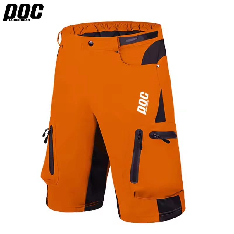 LairschDan Poc Multi-colored Durable Cycling Shorts Men MTB Mountain Bike Shorts for Extreme Downhill Sports Bicycle Short Pants