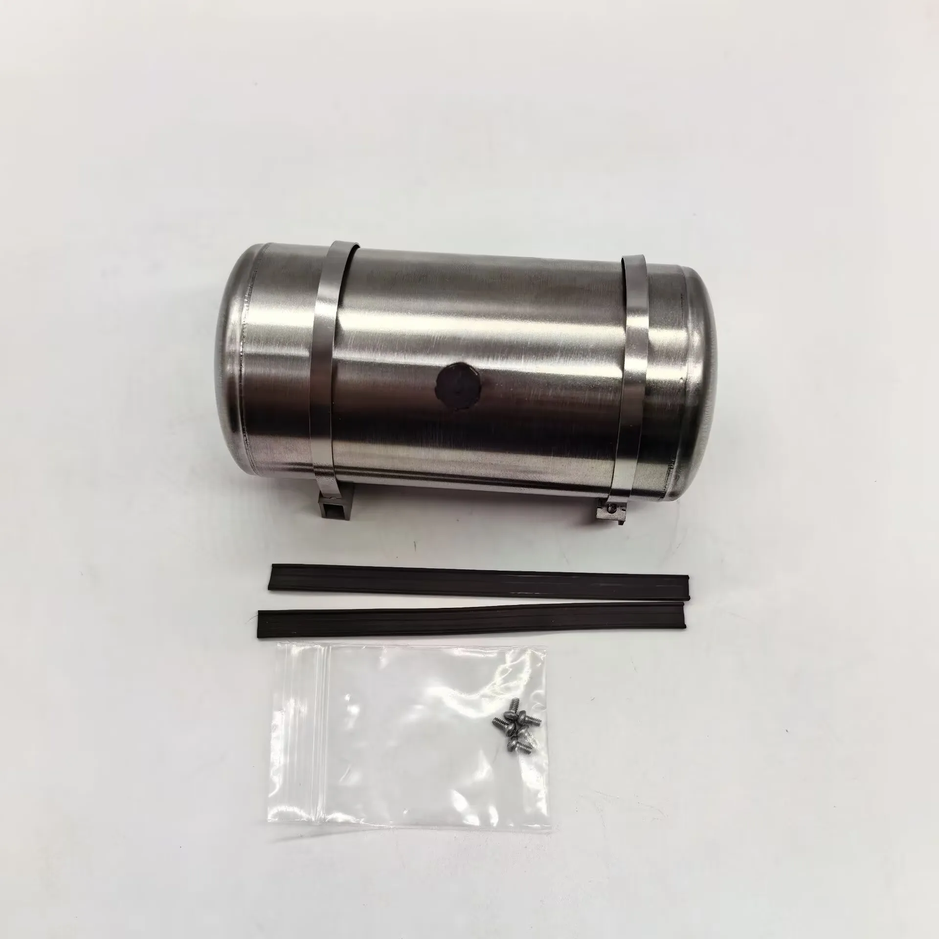 Scaleclub Modell für Tamiya 1/14 Edelstahl runder Kraftstofftank King GL Global Kraftstofftank Kraftstofftank im amerikanischen Stil