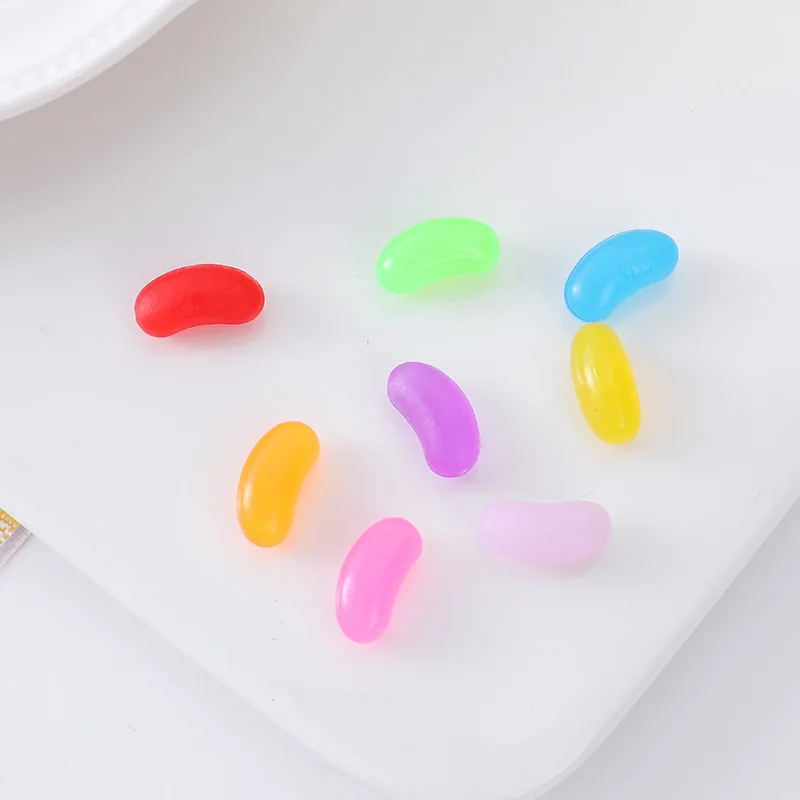 food model food photography props kitchen food toys Kawaii Jelly Bean Candy Cabochon Lovely Dollhouse Fake Sweets Craft Decoration 50 PCs/Lot
