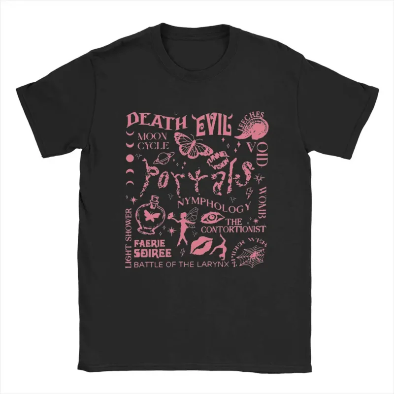 

Men's T-Shirts The Evil Moon Cycle Melanie Martinez Funny Cotton Tees Short Sleeve T Shirts O Neck Clothing Graphic Printed