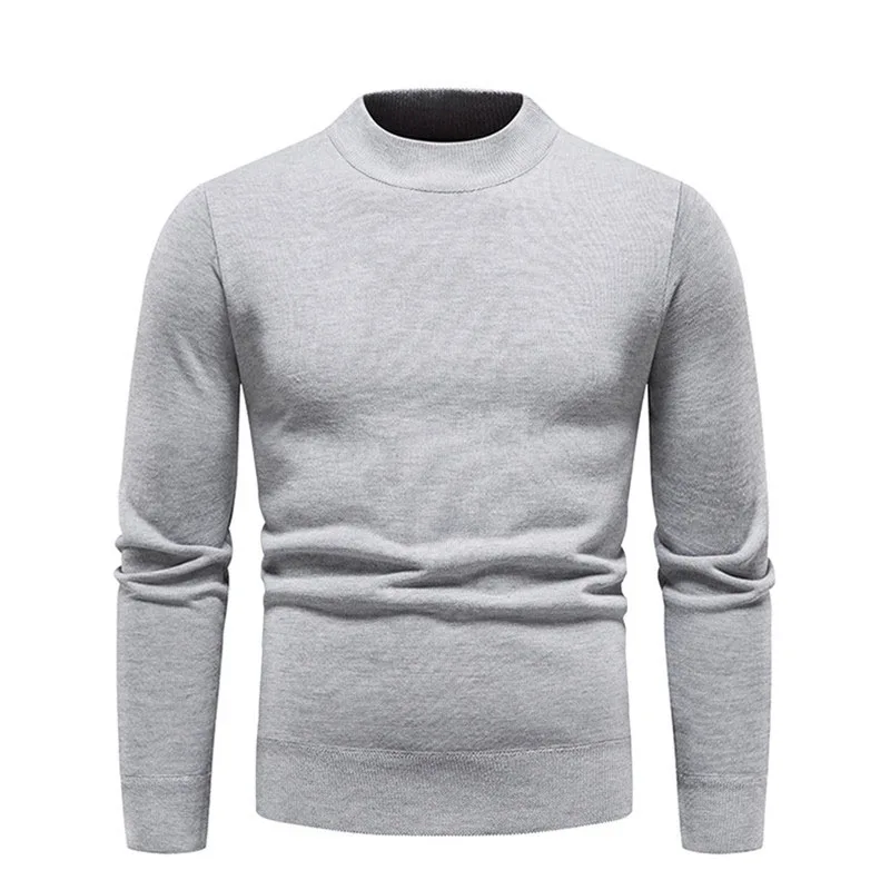 

Mens Gray Turtleneck Knitted Sweaters Cable Knit Thermal Pullover Sweater Men Harajuku Streetwear Daily Casual Pull Homme 4xl