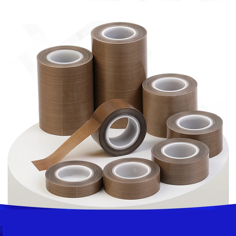 고온 저항 접착 테이프, 단열 밀봉 기계, PTFE 테이프, 0.13mm, 300 도