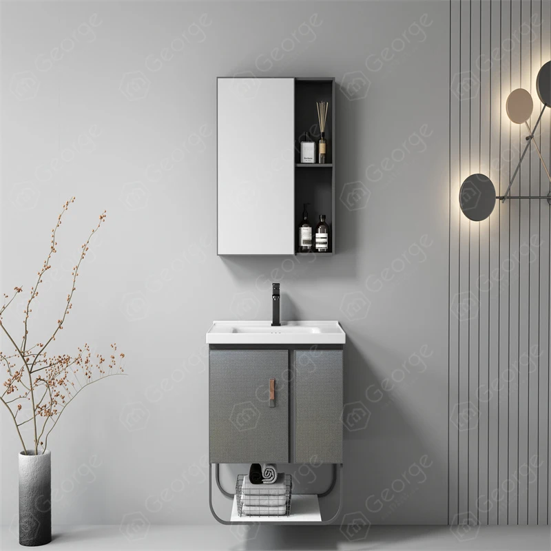 Simple Style Aluminium Bathroom Vanity Bathroom Cabinet L6605