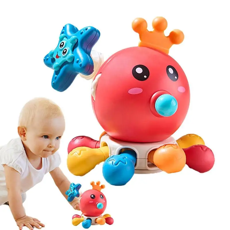 

Sensory Toys For Babies Cute And Colorful Octopus Pull String Toy Cute Fine Motor Skills And Learning Educational Toys Kids