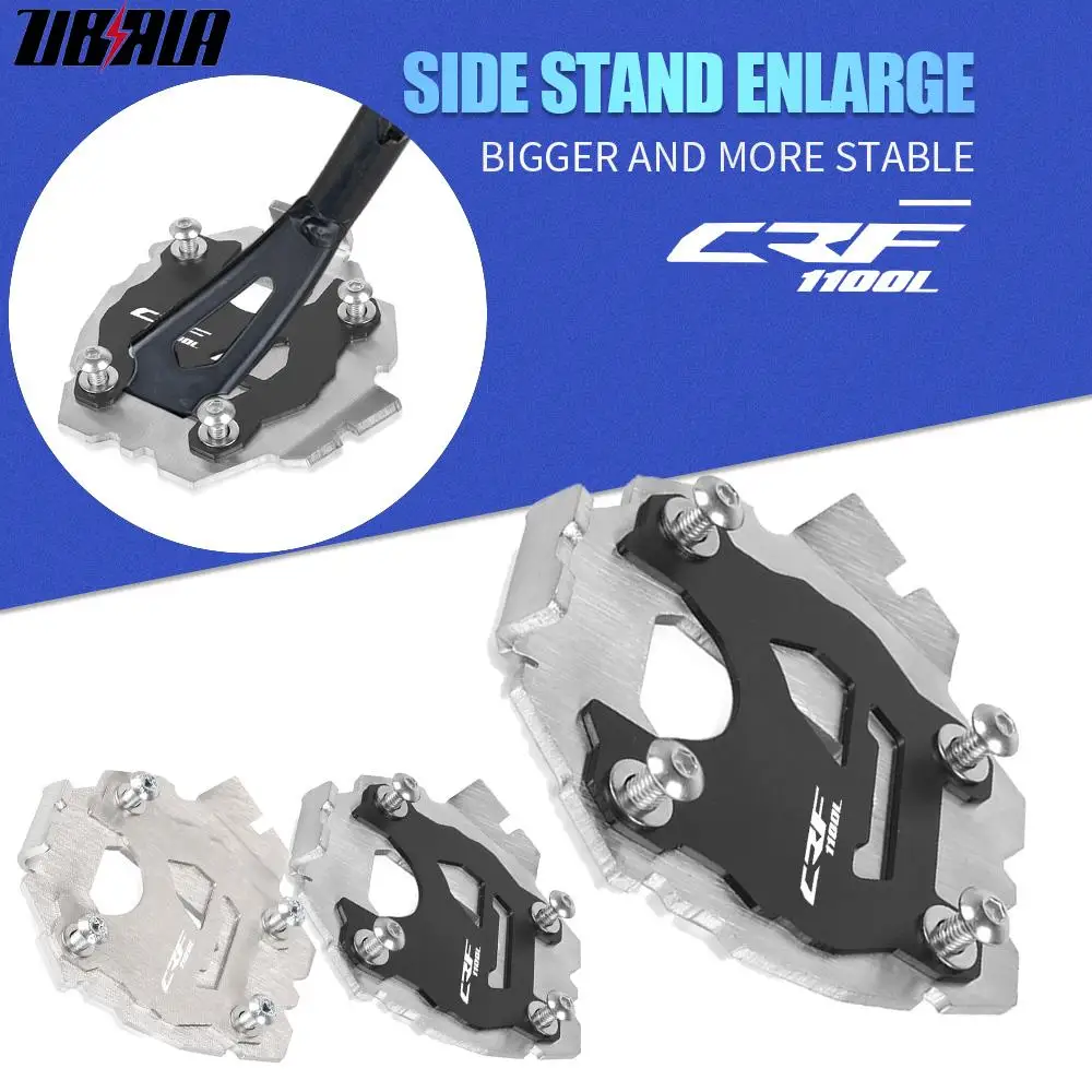 

Motorcycle Kickstand Foot Side Stand Enlarge Extension Pad FOR HONDA CRF1100L AFRICA TWIN ADV / ADVENTURE SPORTS 2019 2020 2021