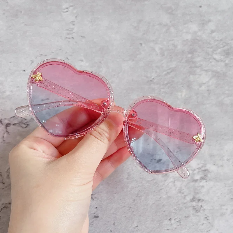 WZWLKJ Gafas De Sol De Moda Con Forma De Corazón De Abeja