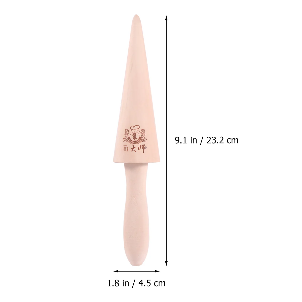 Egg Cone Maker Multi-function Cone Wood Mold DIY Egg Roll Mold Kitchen Dessert Making