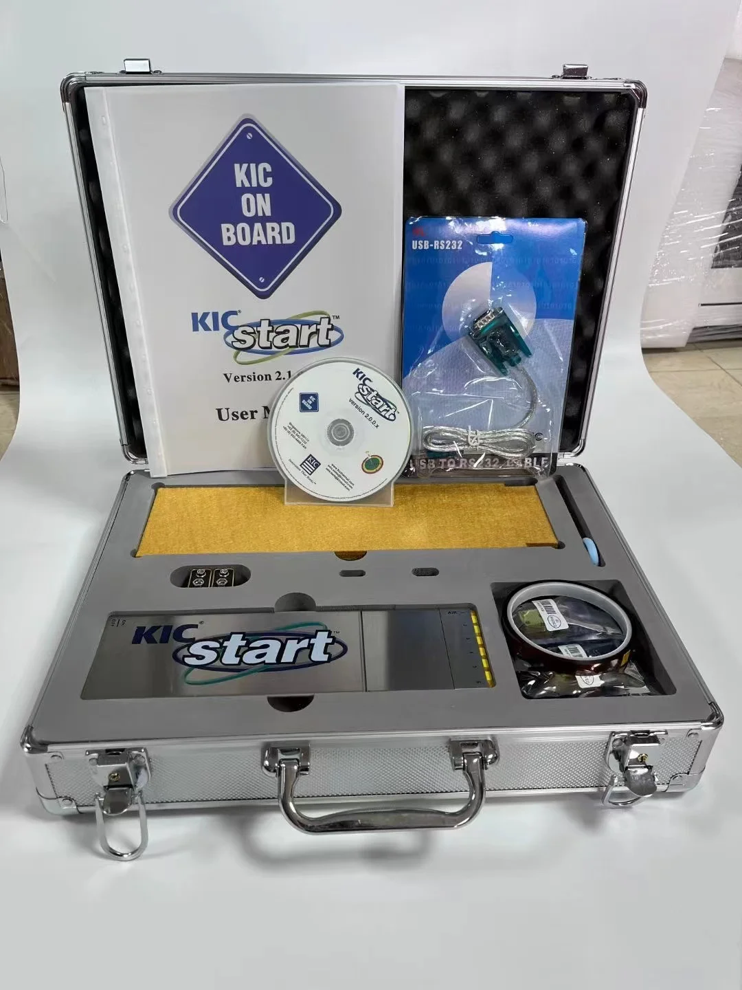 고품질 6 채널 kic 시작 SMT 리플로우 오븐 프로파일러 리플로우 열 프로파일러 모델 번호: 9 채널 슬림  kic-Freehip.co.kr