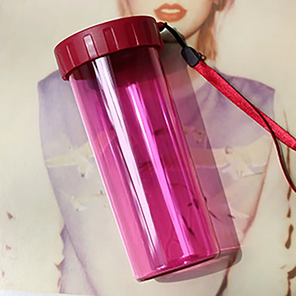 Portable 430ML Leak-Proof and Drop-Resistant Minimalist Water Cup in Solid Color