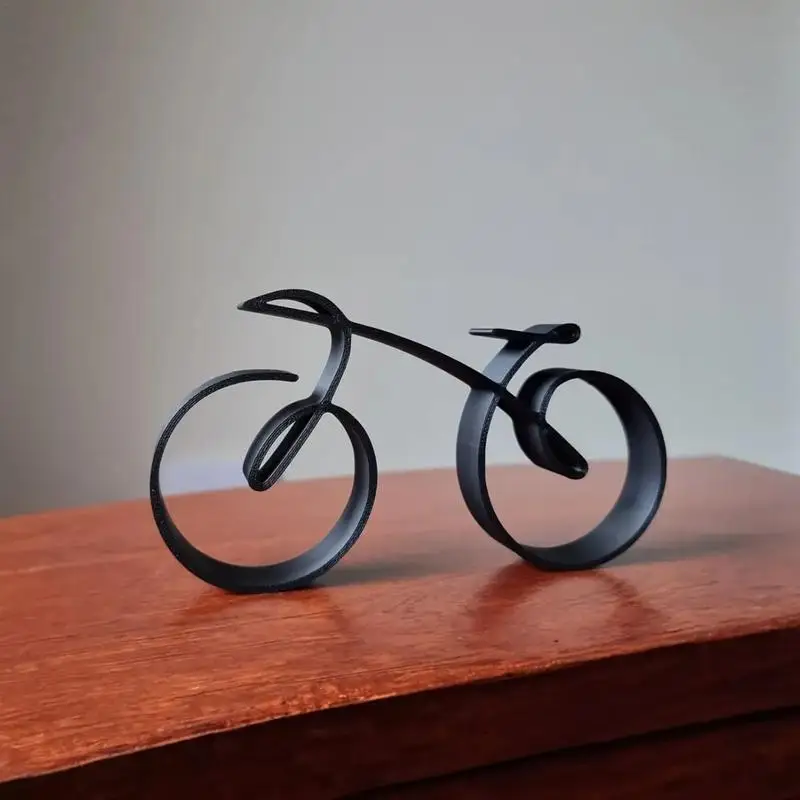 

Acrylic Bicycle Sculpture Minimalistic Bicycle Ornament Personality Table Decoration Items Office Decoration GiftAcrylic Minimal