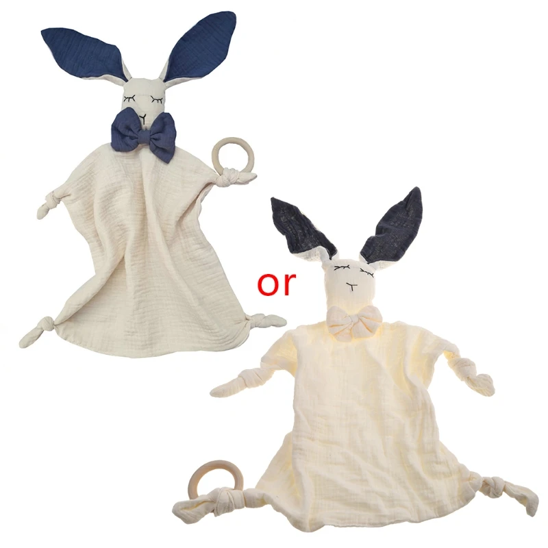 

Детское полотенце для безопасности oothe Appeae Полотенце из хлопка Mulin Bib Animal Rabbit K1KC