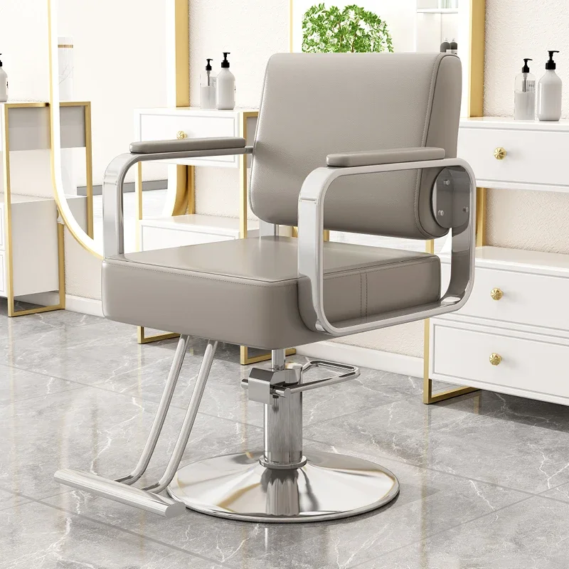 

Gold Salon Beauty Barber Chair Luxury Personalized Lifter Classic Chair Swivel Cheap