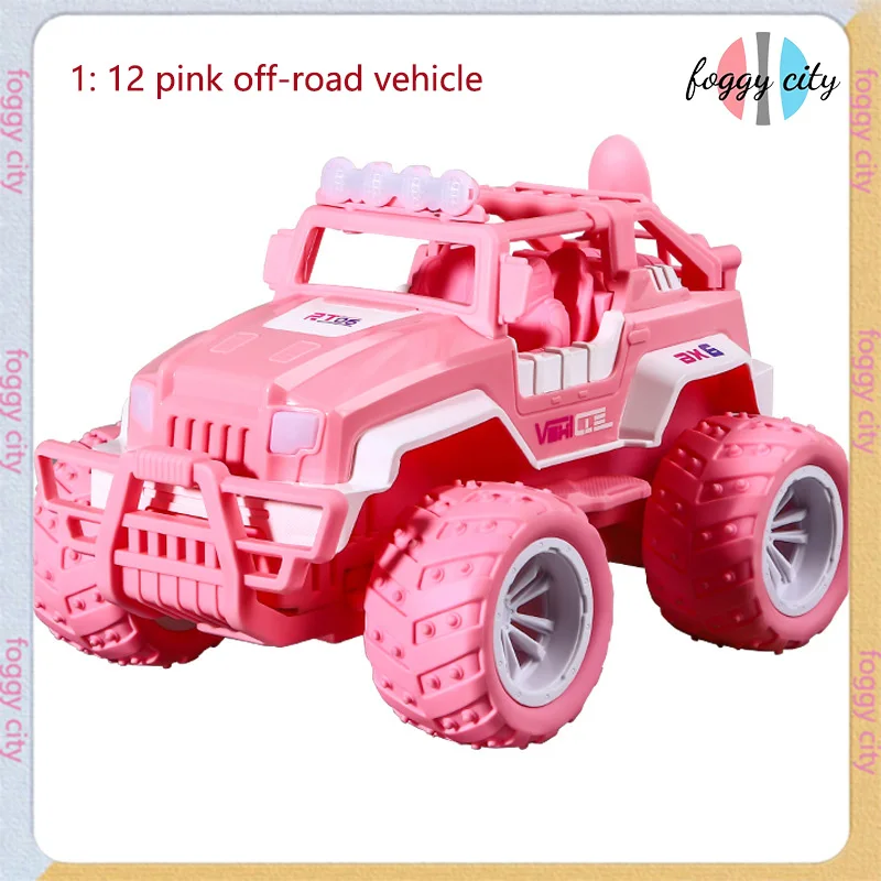 

1: 12 Remote-controlled Off-road Climbing Car Pink Remote-controlled Climbing Car Large-sized Party Toy Car Girl Birthday Gift