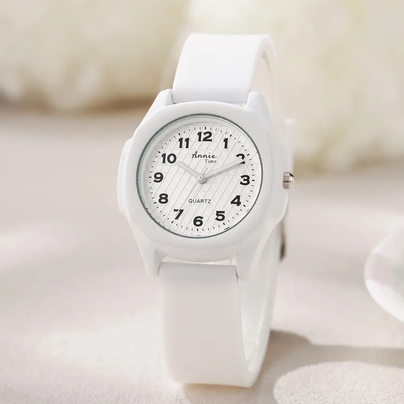 Macaron Student Fresh Watch for Girls and Children Candy Color Watch