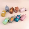 TYRY.HU Baby Soft Silicone Dininer Plate Solid Cute Cartoon Children Dishes Suction Toddle Training Tableware Kids Feeding Bowls 3
