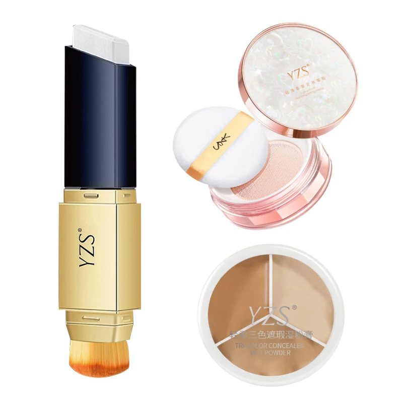 yzs-face-loose-powder-combo-set-waterproof-matte-setting-finish-makeup