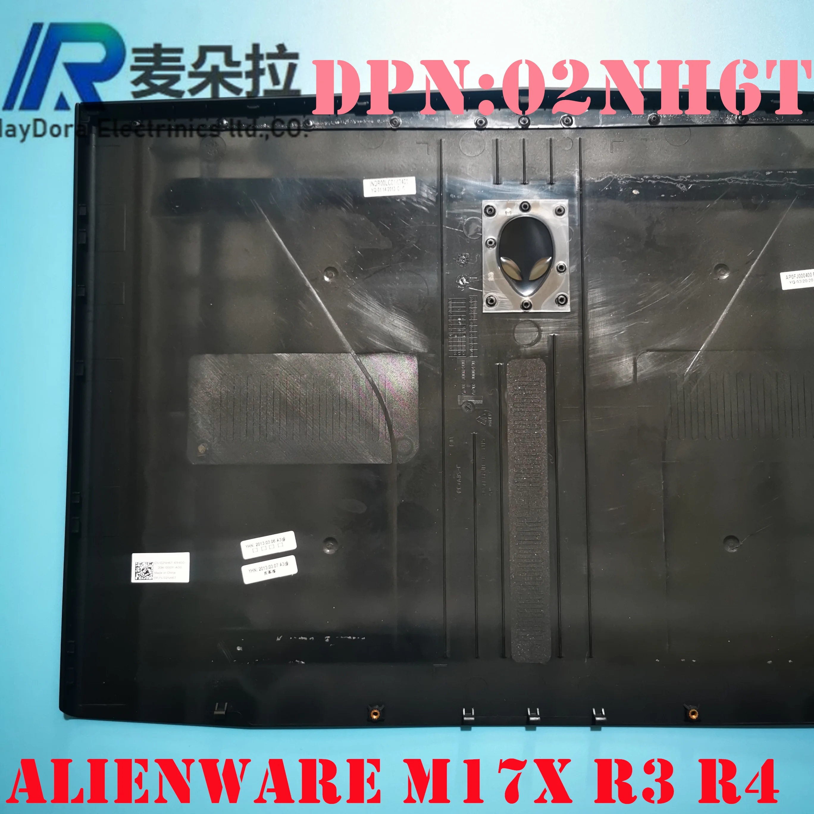 Nova Marca Original Case do Portátil para Dell Alienware M17x r3 r4 Lcd Volta Capa Preta 02nh6t 2nh6t - Imagem 6