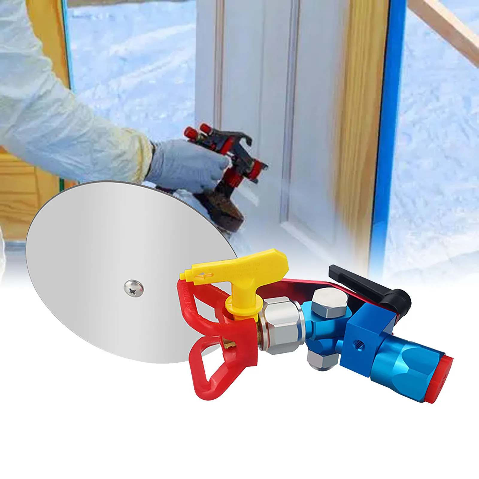 에어리스 스프레이 가이드 액세서리 도구, 페인트 분무기 부착물 교체, 핫 스프레이 가이드 도구, 대부분의 에어리스 페인트 ..