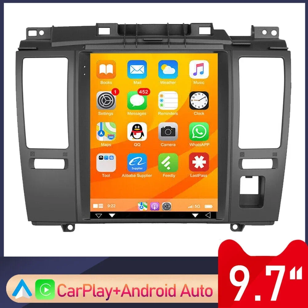 

9,7 дюймовый Android 13 для Nissan tiida 2008 - 2013 автомобильный радиоплеер беспроводной Carplay Авто BT Авторадио Мультимедиа WIFI 2 Din 4G
