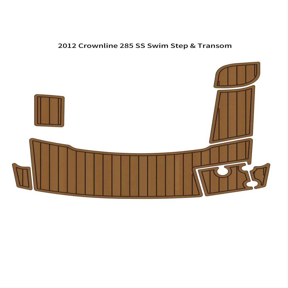 

2012 г., Crownline 285SS, платформа для плавания, шлюпочный коврик из EVA пены, Тиковый напольный коврик