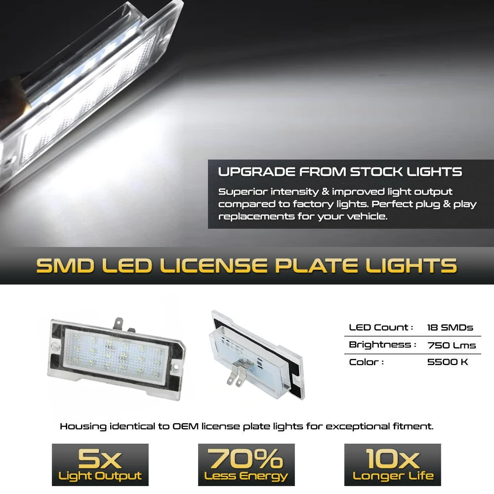 �ڵ��� ��ǰ LED ���̼��� ��ȣ �÷���Ʈ ����Ʈ ���� Land Rover Freelander 1 1998 1999 2000 2001 2002 2003 2004 2005 2006