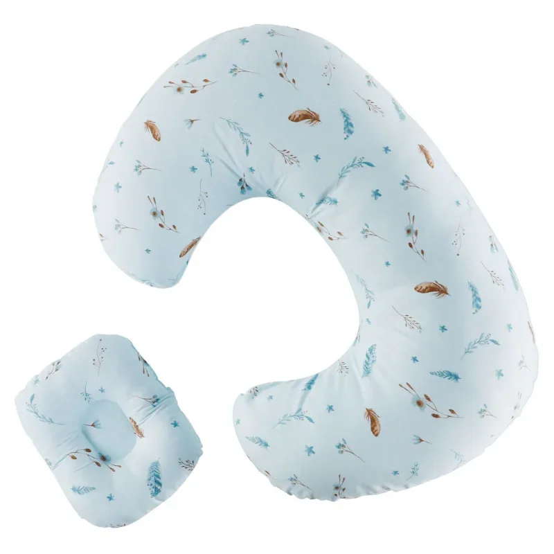 nursing pillow Multifunctional U-shaped Pillow Velvet Cotton Printed Sets Nursing Pillow Breastfeeding Comfortable Waist Support Pillowcase