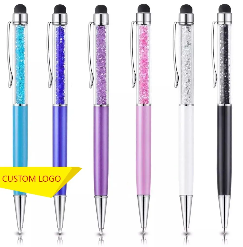 

100pcs Custom Logo and Text or Name Gel Pen Set Cute Ballpoint Pens 0.5mm Cartoon School Student Stationery Supplies Caneta