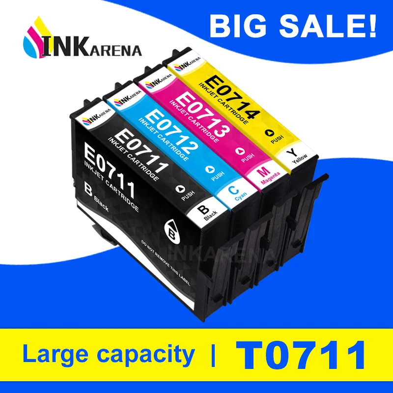 

T0711 T0712 T0714 T0713 T0715 ink cartridges for EPSON STYLUS DX4000 DX4050 DX4400 DX5000 DX4450 DX5050 DX6000 DX6050