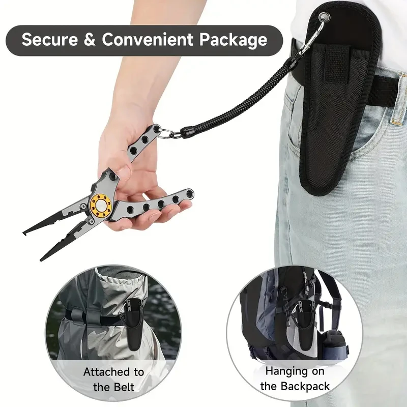 Fishing Pliers Line Cutter Knot Scissors Hook Remover Fishing Equipment