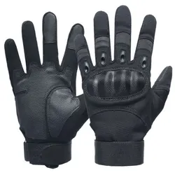 Cloth Shell Tactical Gloves Army Military Combat Touch Screen Mittens Outdoor Sports Carbon Fiber Full Finger Motorcycle Gloves