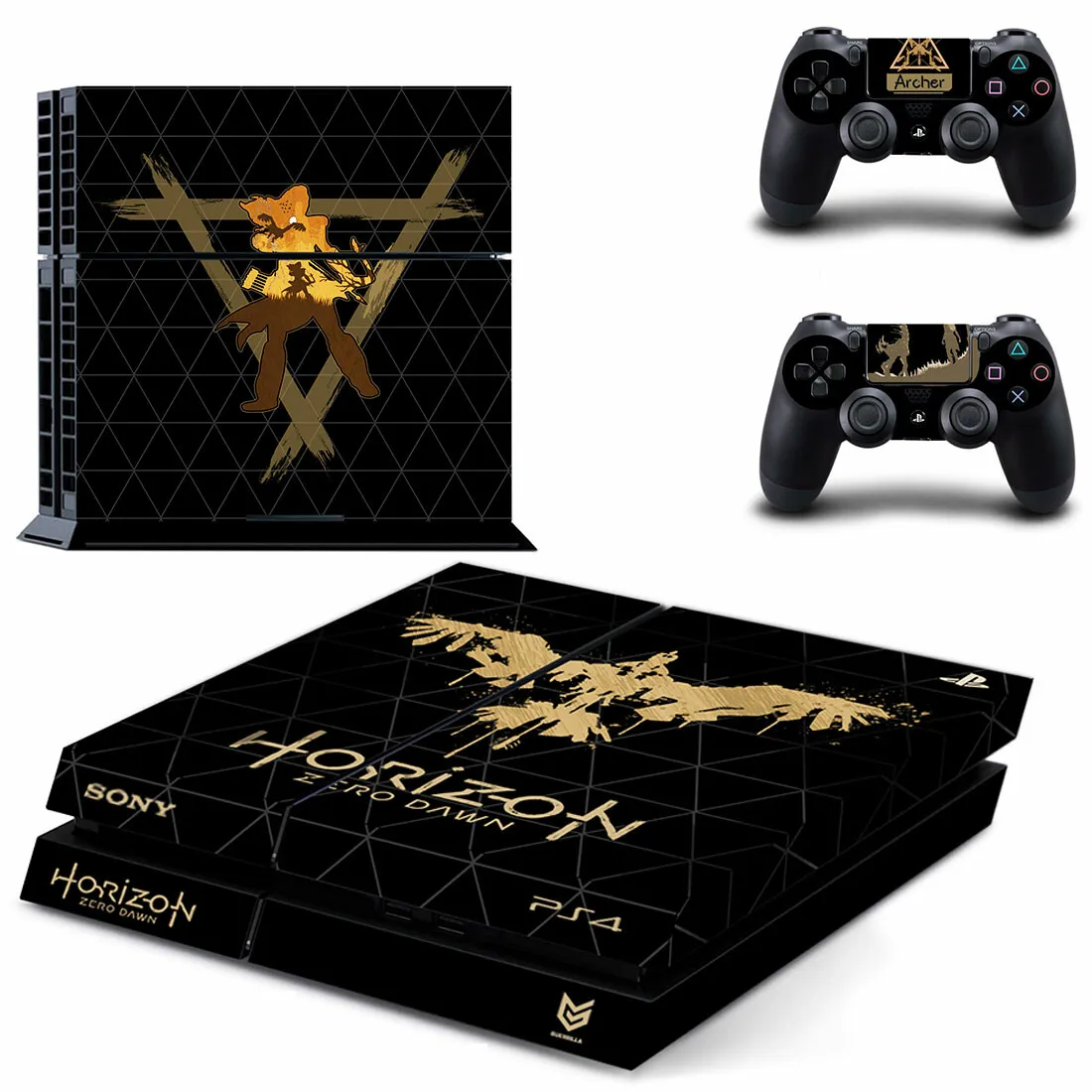 Adesivi Per Ps4 Horizon Zero Dawn Play Station 4 Skin Sticker Decalcomanie Per Playstation 4 Console Ps4 E Skin Per Controller Vinile