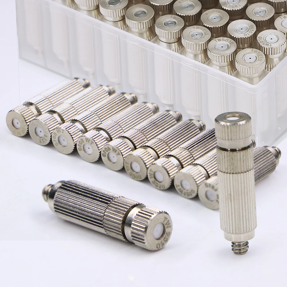 Pressure Washer Nozzle Garden Sprayer Nozzles Garden Irrigation Nozzle 3/16" 0.1-0.8mm High-pressure Misting Nozzle