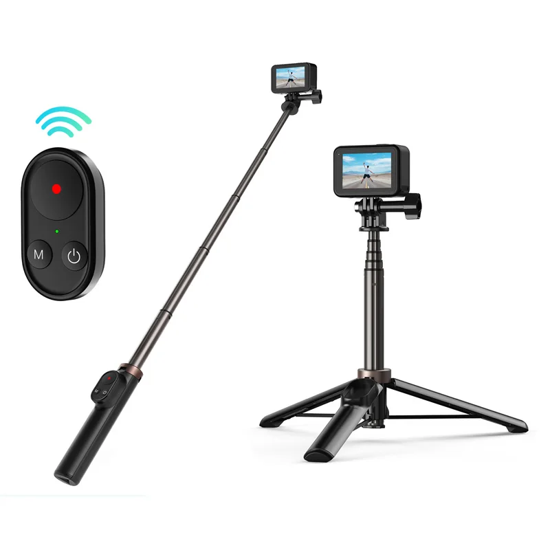 

TTL-F38 For GoPro Hero 10 9 8 Max Remote Control Wireless Bluetooth Selfie Stick Monopod Tripod For IPhone 13 Pro Huawei Xiaomi