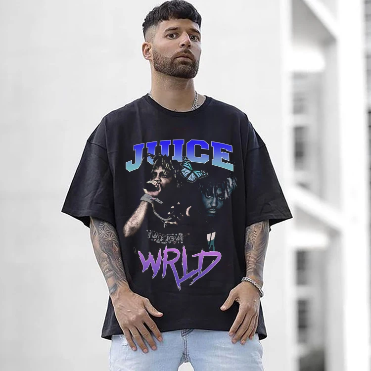 Rap Legends 2Pac Print Men Oversized T 