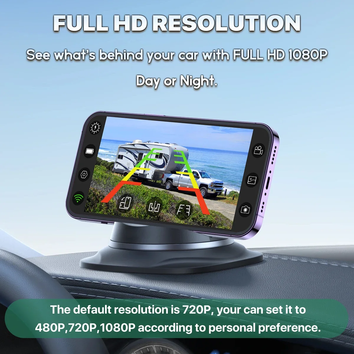App screen with connection status