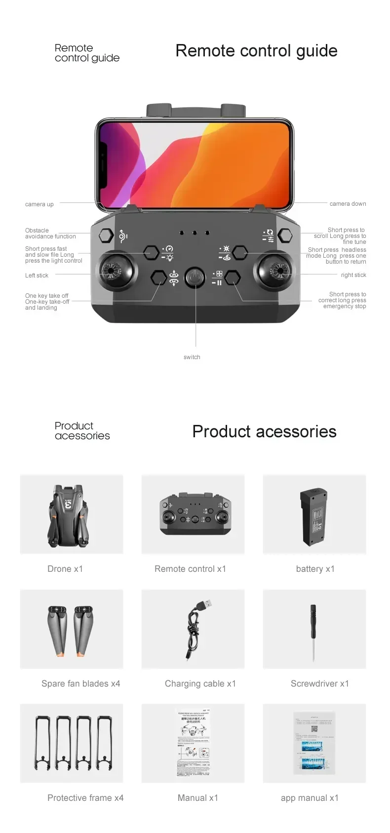 Xiaomi MIJIA Z908 ProMax Drone 8K Professional Dual Camera GPS 5G HD FPV Brushless Motor Obstacle Avoidance Quadcopter RC10000M