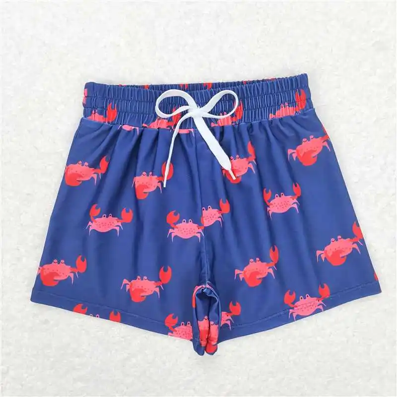Wholesale Baby Boy Swimming Trunks Beachwear Children Toddler Fish Shorts Kid Swimsuit Children Summer Blue Swimwear Clothing 15