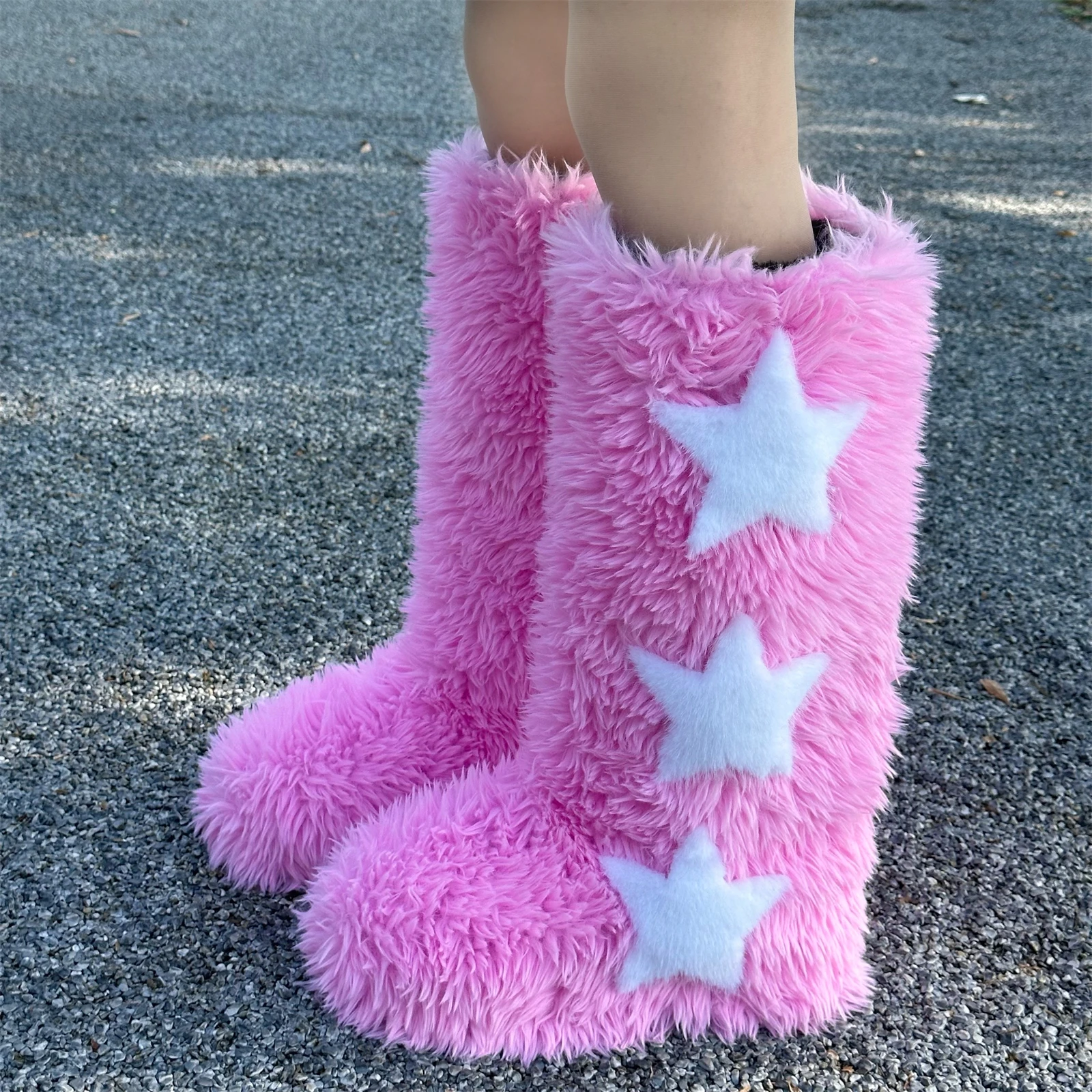 ☆韓国の人気☆【Loulouseoul】☆Puffy Fur Boot.s☆ loulouseoulouse