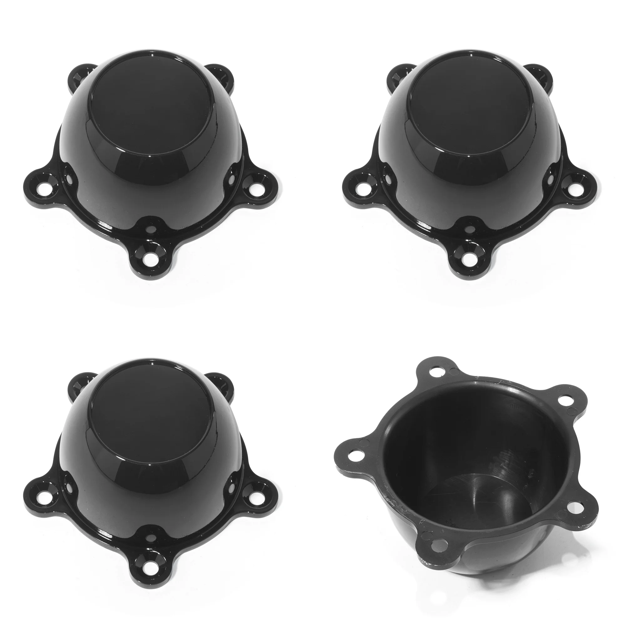 CFPerformance 1 Stück/4 Stück 49,8 mm (1,96 Zoll/1–15/16 Zoll) 5 HUNDE OHR 1,96 Zoll Abstandsrad Felgen-Mittelkappen Außenteile Autofelgen Radkappe – Detail 11