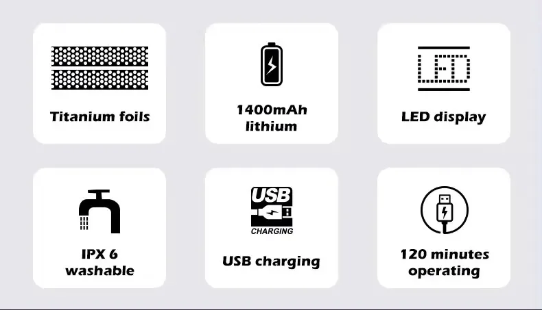 VGR Professionaalne kodumajapidamises töötav, taaslaetav USB-taaslaetav korpus, veekindel elektriline täistrimmer V-362_voghion.com