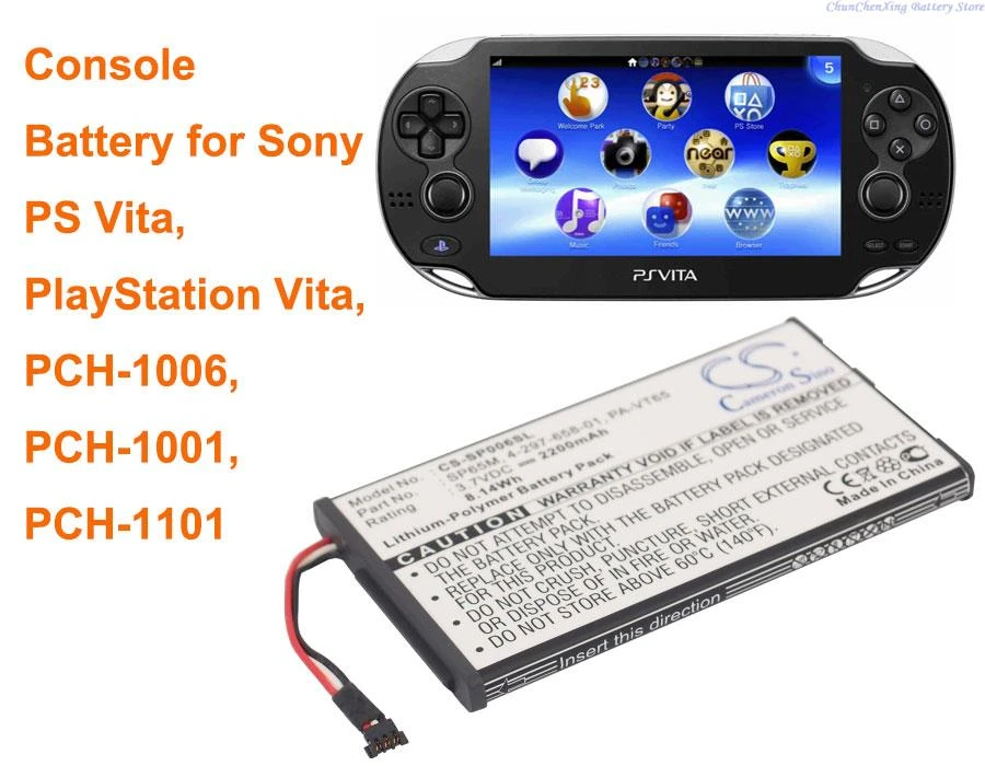Cameron Sino 20mah Battery 4 297 658 01 Pa Vt65 Sp65m For Sony Pch 1001 Pch 1006 Pch 1101 Playstation Vita Ps Vita Digital Batteries Aliexpress