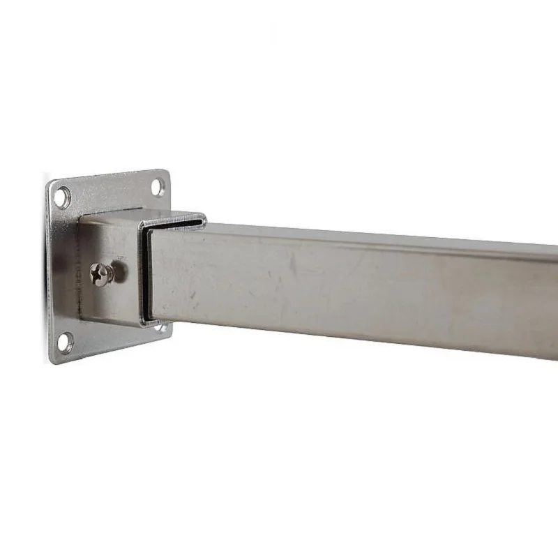 tubo quadrado tubo suporte display rack roupas 02