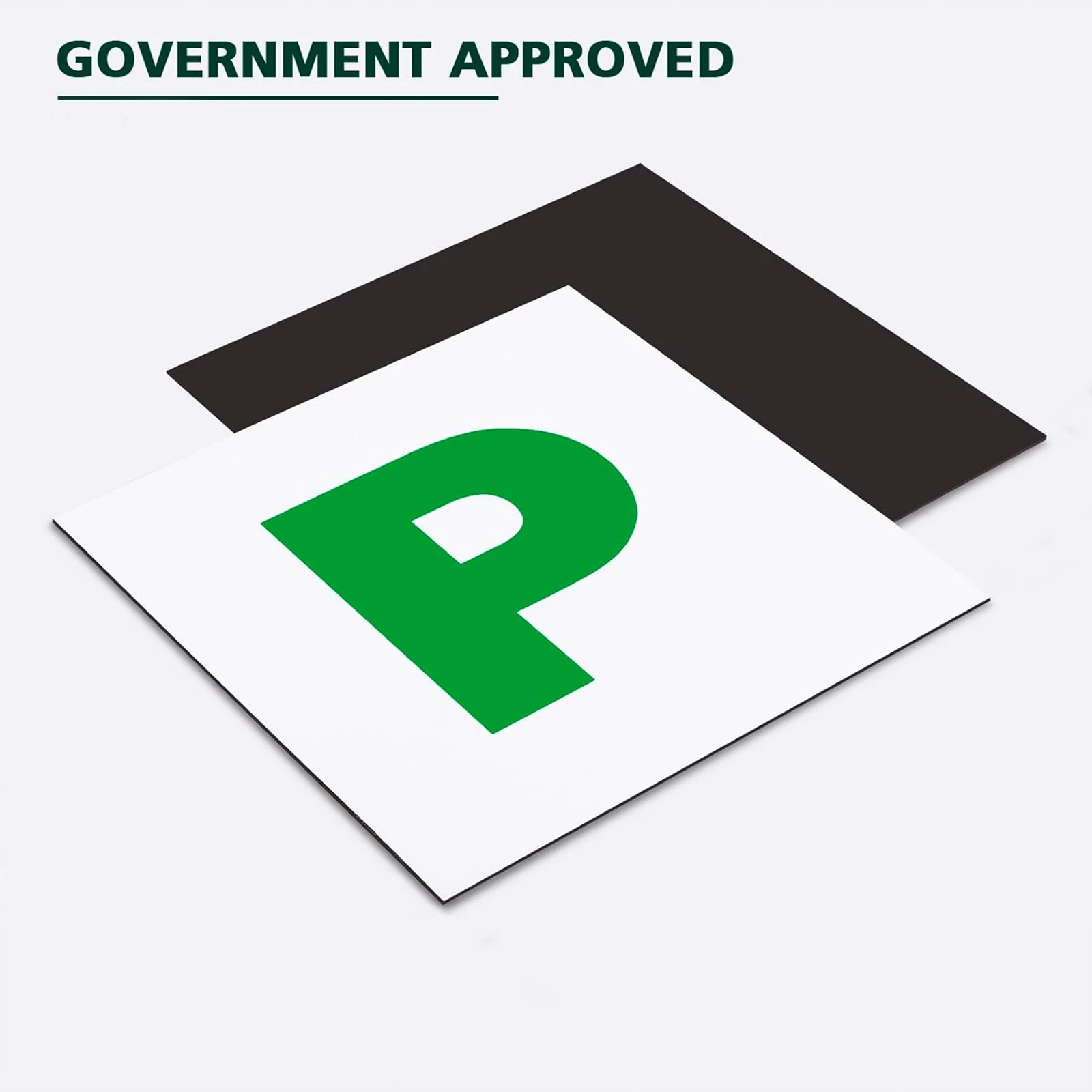 Genuine Magnetic 'L' Plate Set For Car Exterior – Strong Hold, Safe For New Drivers 8 thumbnail image