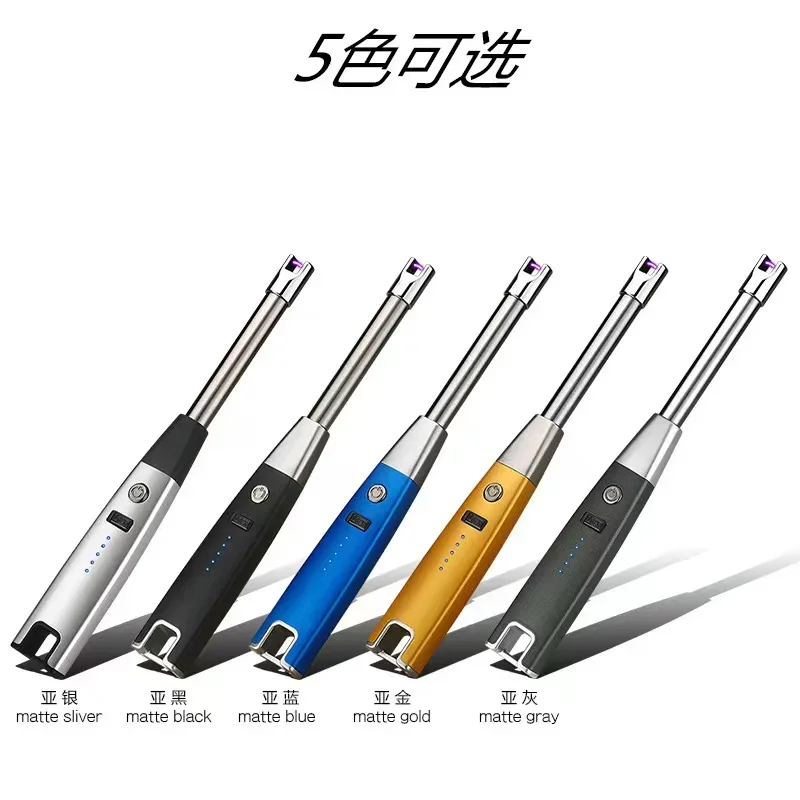 Description Picture 6 of itemWindproof Usb Rechargeable Lighter With Power Display, Arc Ignition Gun, Kitchen Igniter, Gas Stove, Barbecue, Ignition Tool