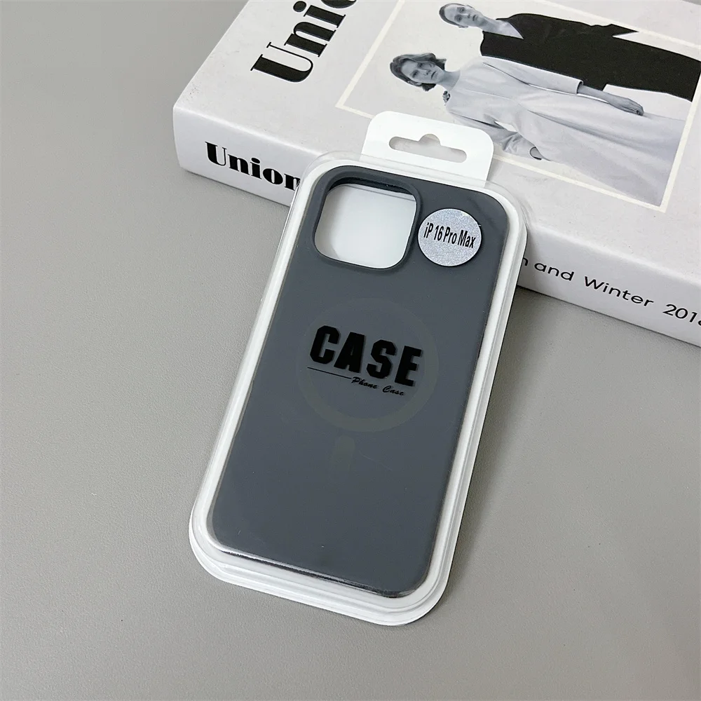 Premium Liquid Silicone Magnetic Phone Case with MagSafe Compatibility