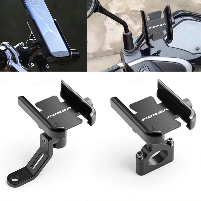 For Honda Forza 125 250 300 350 750 Motorcycle Accessories Handlebar Mobile Phone Holder GPS Stand Bracket