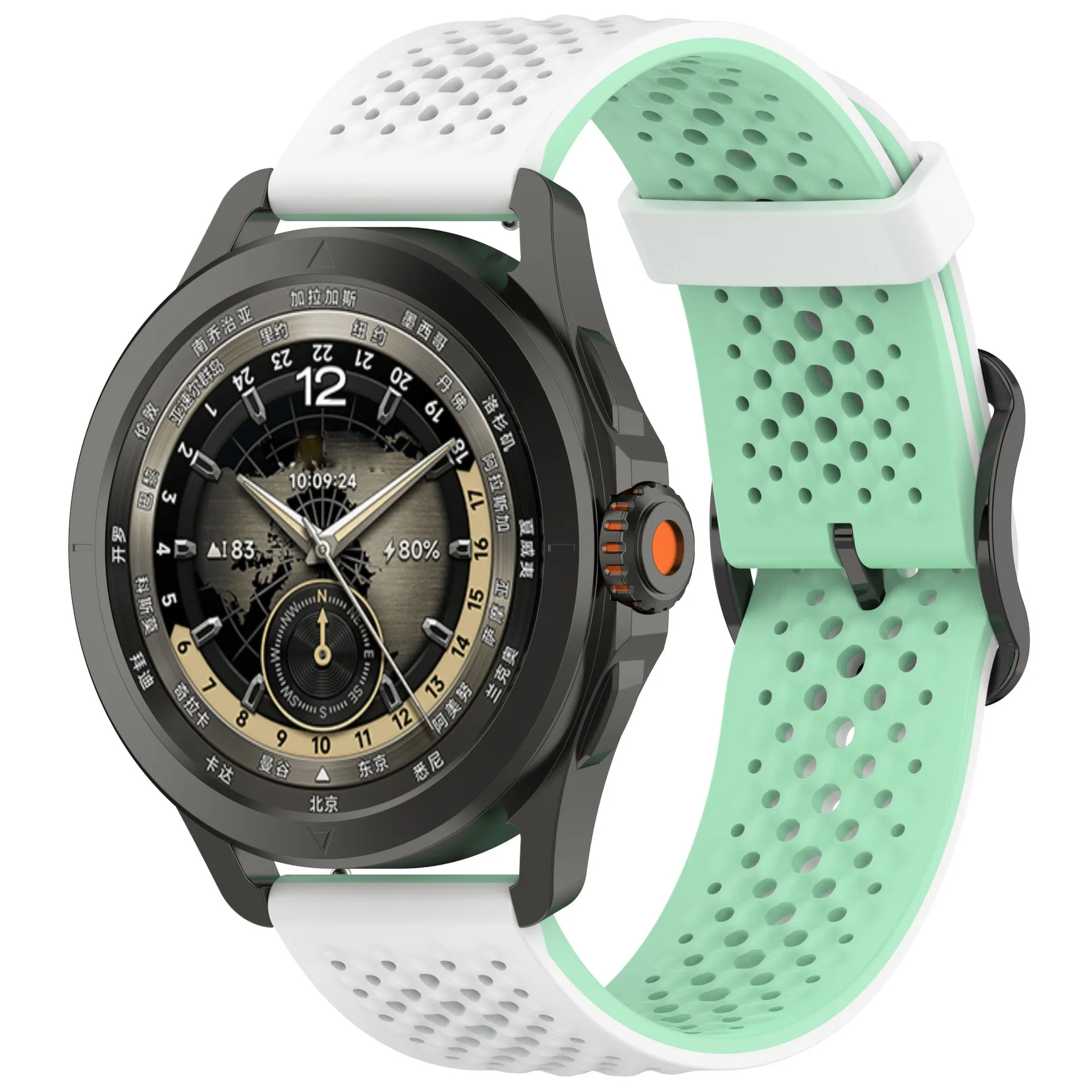 Breathable Silicone Strap for Smartwatches - Sport Edition