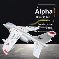 New Alpha 64mm Culvert Epo Jet Model Fixed Wing Foam Remote Control Combat Aircraft  Assembly Science And Education Toys 1
