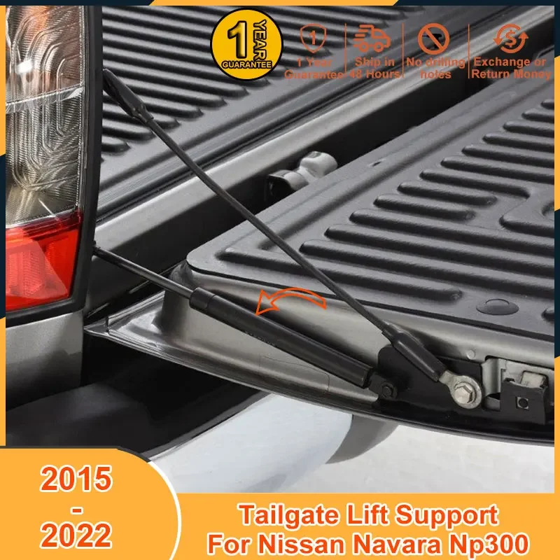 

Опора для подъема задней двери для Nissan Navara Np300 D23 2022 2016 2017 2018 2019, аксессуары, амортизатор, демпфер, распорка, 2015-2020
