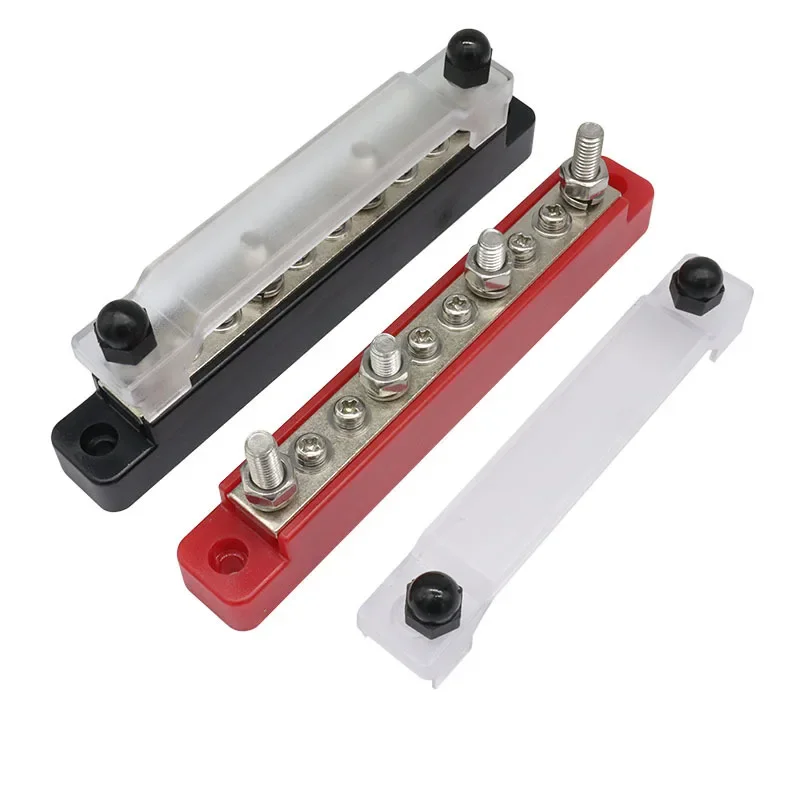 Blocco Distribuzione Alimentazione 12V - Con 2 Terminali M6 E 12 Viti M4, Per Barche E Auto, Positivo/Negativo - Foto 9